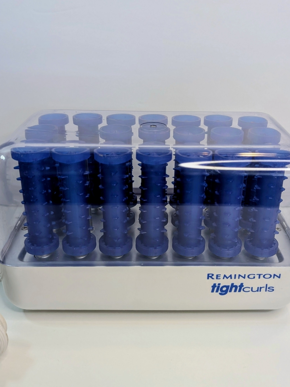 Remington Tight Curls Blue Hot Rollers (20) No Clips TESTED WORKS